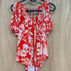 Free People Baja babe Flowy Top